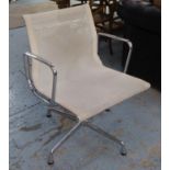 VITRA ALUMINIUM GROUP DESK CHAIR, by Charles and Ray Eames, 83cm H approx.