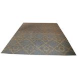 CLASSIC MOROCCAN LATTICE DESIGN JUTE CARPET, 300cm x 240cm.