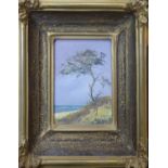 JERZY HAPONIUK (Polish 1946-2007) 'Salt Cedar by the Sea', 1985, oil on board, signed and dated