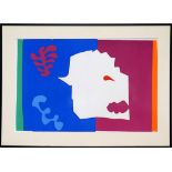 HENRI MATISSE 'Le Loup', 2004, lithograph after cut outs, Jazz suite - Mourlot, 40cm x 60cm,