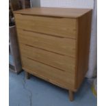 CHEST OF DRAWERS, 1960's Danish style, four drawers, 87cm x 45cm x 104cm.