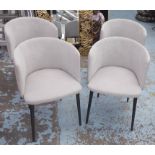 CAMERICH BALLET CHAIRS, a set of four, 51cm W x 73cm H. (4)