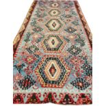 ANTIQUE ANATOLIAN KILIM, 365cm x 178cm.