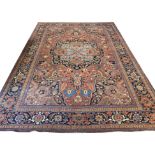 ANTIQUE HERIZ SERAPI CARPET, 333cm x 233cm.