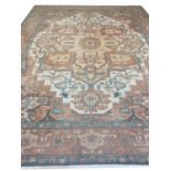 FINE SERAPI DESIGN SOUMAK CARPET, 315cm x 244cm.