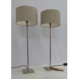 PORTA ROMANA TABLE LAMPS, a pair, with shades, 58cm H. (2)