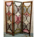 NILA PARMAR DESIGNS PALOMA ROOM DIVIDER, three fold, 152cm x 170cm open.