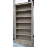 OKA ASHMOLEAN TALL SHELVES, 89cm W x 194cm H x 28cm D. (similar to the previous lot)