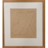 FRANK ERNEST BERESFORD (1881-1967) 'Nude Study', pencil, 29cm x 25cm, framed. (Subject to ARR -