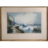 ROBERT PEARSON (1862-1909) 'Scarborough', watercolour, 34.5cm x 54.5cm, signed and framed.