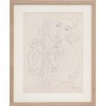 HENRI MATISSE 'Femme I13', collotype, edition 950, 1943, printed by Martin Fabiani, 25cm x 32cm,