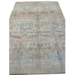 CONTEMPORARY ARTS AND CRAFTS INSPIRED CARPET, 345cm x 242cm.