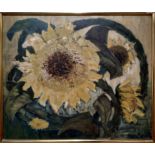 MARIA SMITH 'Sunflowers', oil on canvas, 60cm x 71cm, signed and framed.