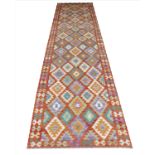 ANATOLIAN KILIM RUNNER, 400m x 80cm.