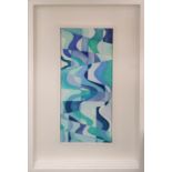 BRIDGE JOHNS 'Abstract', oil on canvas, 70cm, framed.