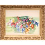 RAOUL DUFY 'Paddock', pochoir, edition of 970, printed by Jacomet, signed in the plate, suite