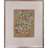 ALAN WINDSOR (b. 1931, Fleetwood, Lancashire) 'Untitled', gouache and cut paper, 26cm x 20cm, signed