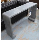 JULIAN CHICHESTER MING CONSOLE, faux shagreen, 130cm x 32cm x 80cm.