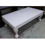JULIAN CHICHESTER PABLO TABLE, faux gesso finish, 135cm x 80cm x 46cm.