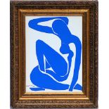 HENRI MATISSE 'Nu Bleu III', signed in the plate, original lithograph from the 1954 edition after