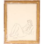 HENRI MATISSE 'Femme', 1933, rare engraving, signed in the plate, Arts et Metiers Graphiques, framed