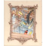 RAOUL DUFY 'Bird Cage', lithograph, signed in the plate, 40cm x 30cm, framed and glazed.