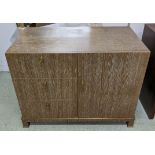 CABINET, contemporary design with various drawers and side cabinet for Mini Fridge, 98cm x 58cm x