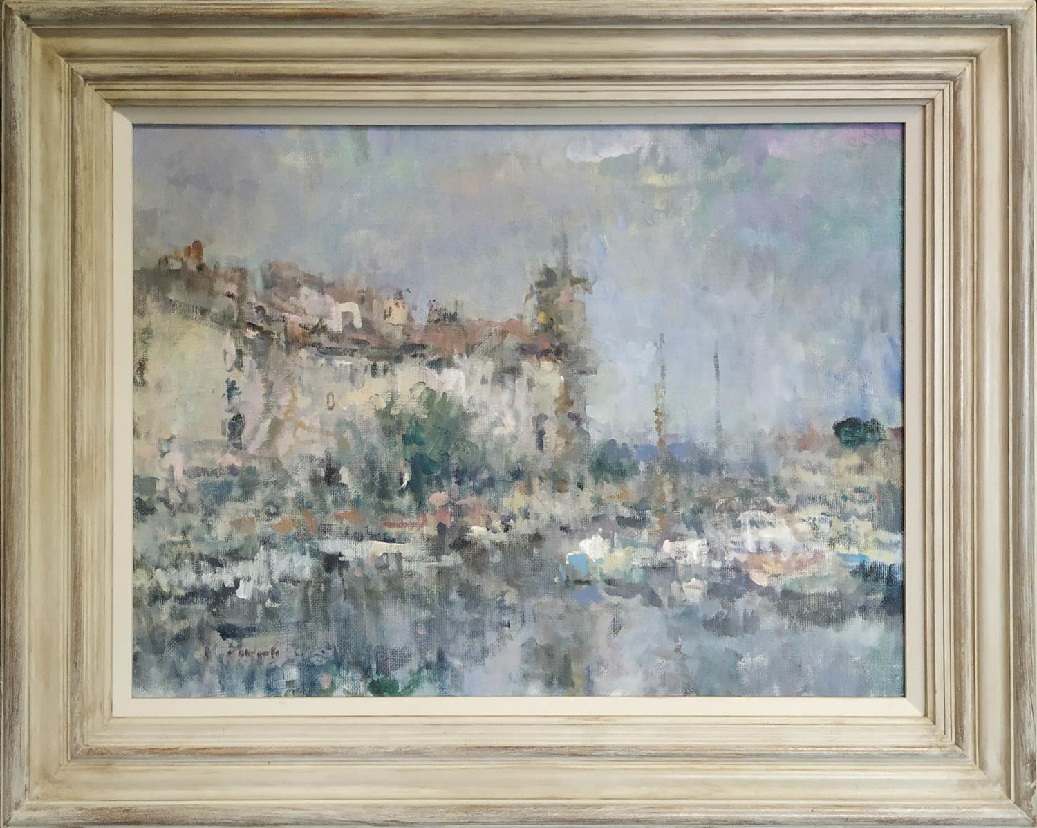 PHILLIP ROBERTS (Born USA), 'La ciotat Harbour, Cote d'Azur', oil on canvas, 44cm x 60cm, signed.