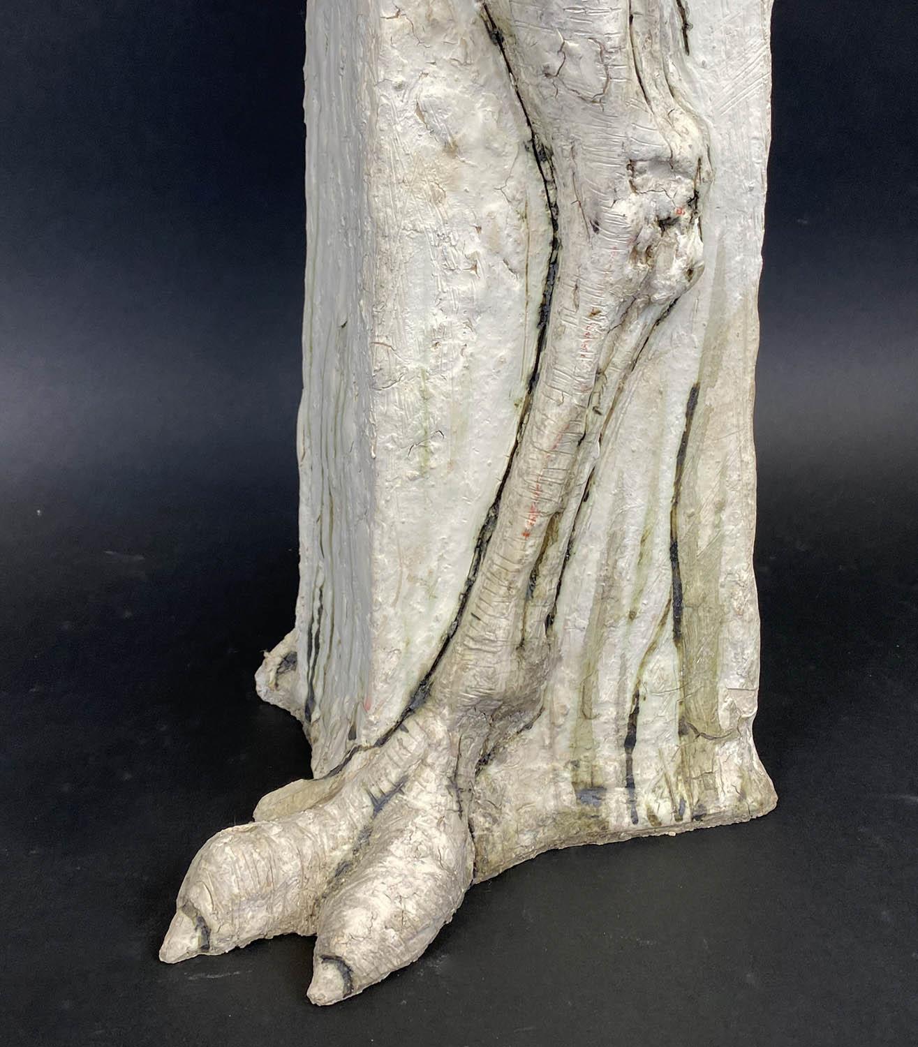 TANYA BRETT (b.1974) OSTRICH, ceramic sculpture, 68cm H x 70cm x 34cm. - Image 5 of 5