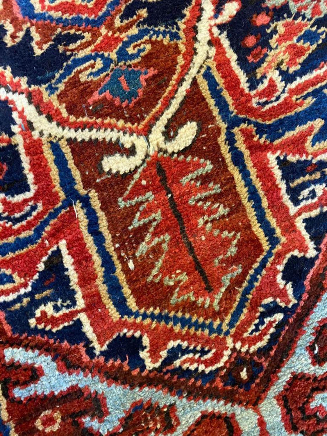 ANTIQUE HERIZ CARPET, 340cm x 240cm. - Image 4 of 6