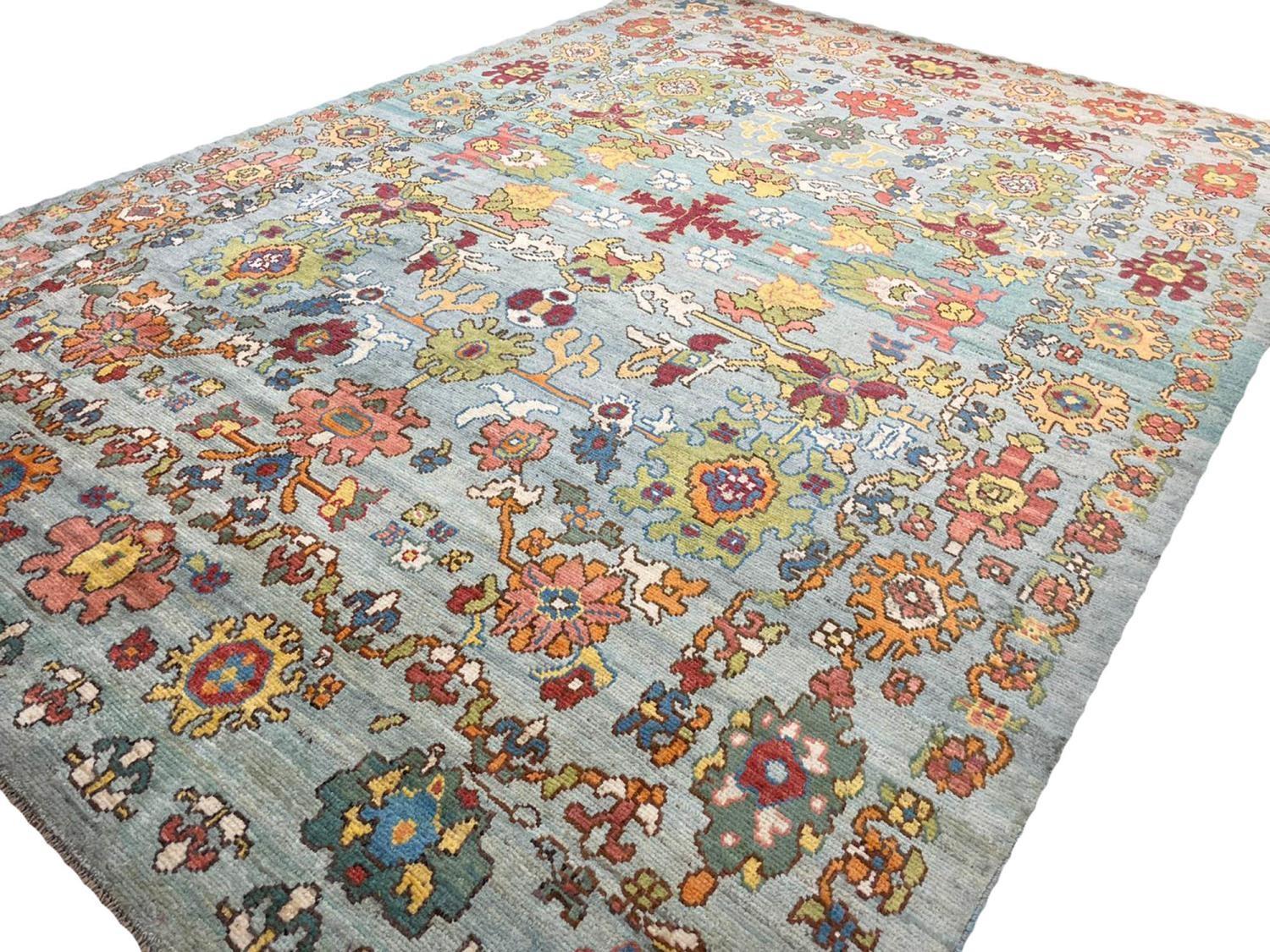 FINE CONTEMPORARY OUSHAK CARPET, 410cm x 292cm. - Image 2 of 4