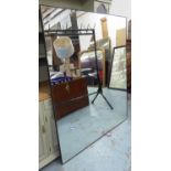 WALL MIRROR, with a gently distressed plate, 122cm x 154cm H.