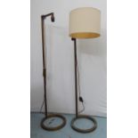 RICHARD TAYLOR DESIGNS OUTLINE FLOOR LAMPS, a set of two, one with shade, 144.5 cm H approx. (2)