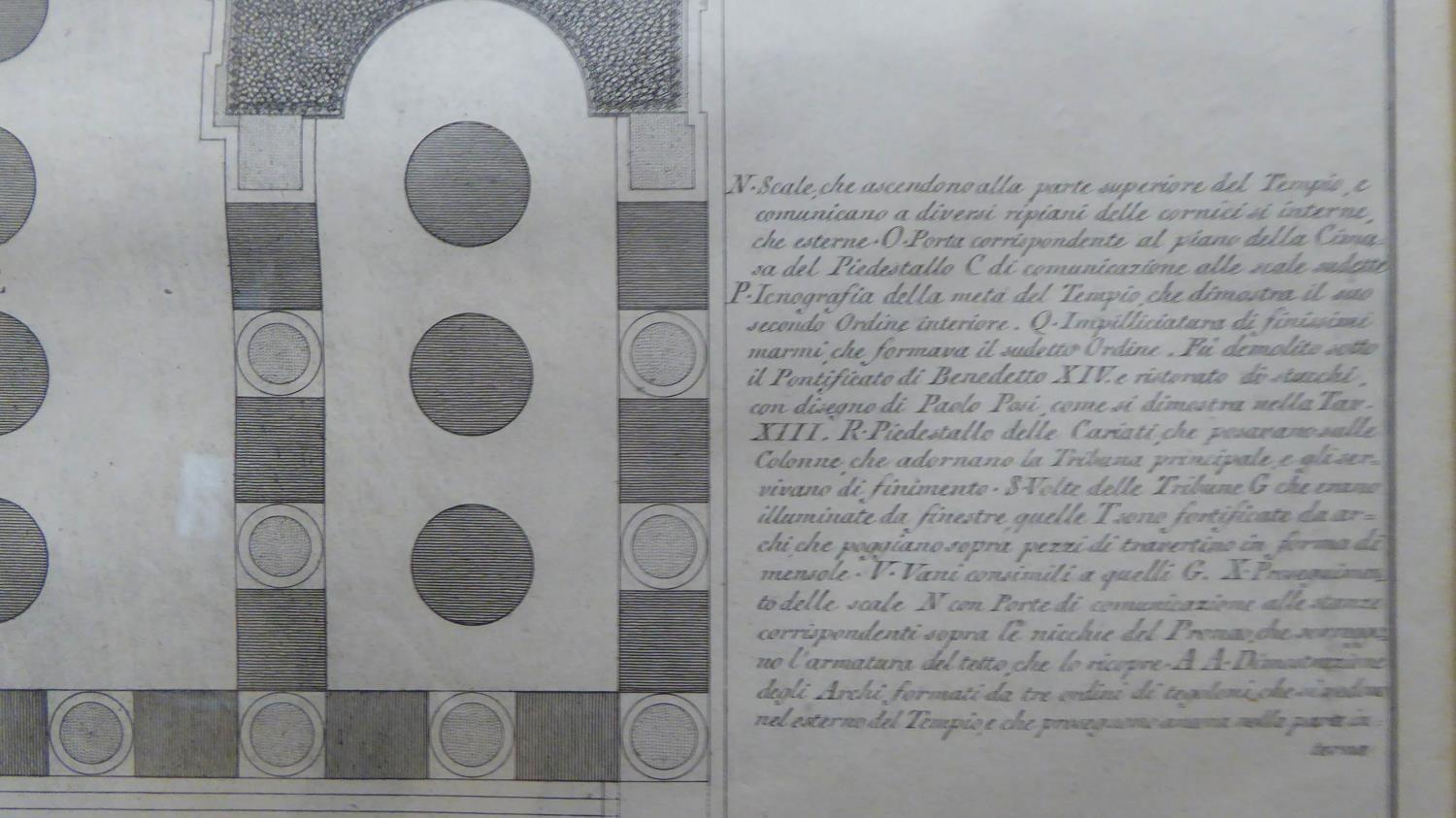 FRANCESCO PIRANESI 'Iconography of the old state of the Pantheon in Rome', original 1790 - Image 4 of 5