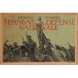 M. LELONG '3eme Emprunt de la Defense Nationale', 1916 French WW1 Poster, Printer: Marquet Paris,
