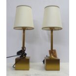 BAKER FURNITURE LUR TABLE LAMPS, a pair, by Laura Kirar, with shades, 56cm H approx. (2)