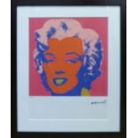 ANDY WARHOL 'Marilyn', fuchsia background, 1967, lithograph, numbered 56/100, Leo Castelli