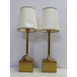 BAKER FURNITURE LUR TABLE LAMPS, a pair, by Laura Kirar, with shades, 56cm H approx. (2)