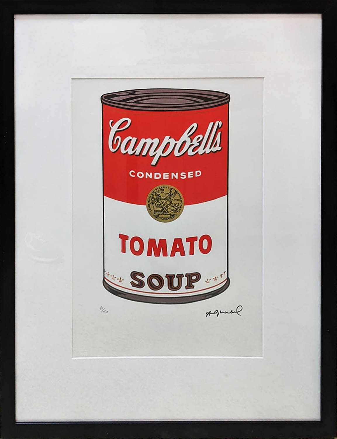 ANDY WARHOL 'Campbell's Soup I: Tomato', 1968, lithograph, 71/100, Leo Castelli Gallery, edited by