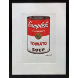 ANDY WARHOL 'Campbell's Soup I: Tomato', 1968, lithograph, 71/100, Leo Castelli Gallery, edited by