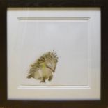 CATHERINE RAYNER (Contemporary British) 'Hedgehog', signed, limited edition, hand coloured prints,