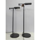 STEPHANE DAVIDTS KOMOMBO FLOOR LAMPS, a pair, 135cm at tallest approx. (2)