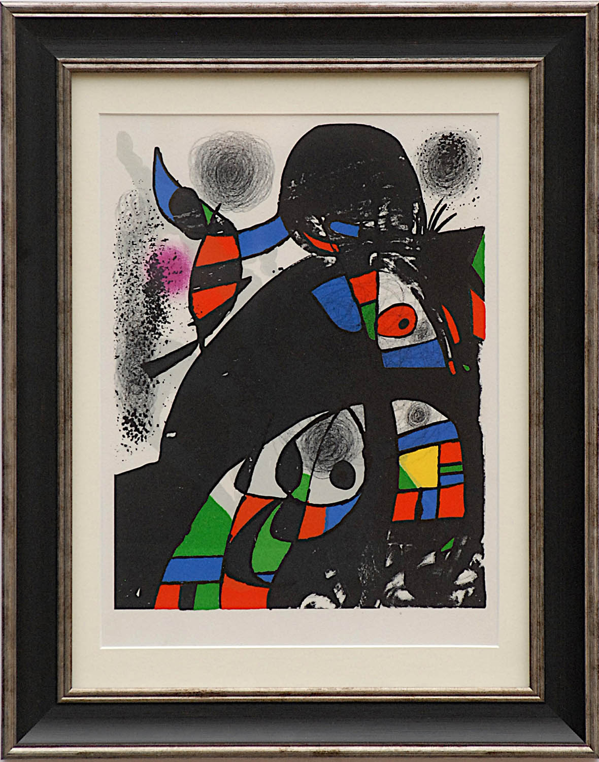 JOAN MIRO 'Abstract - Hommage to San Lazzaro', 1975, original lithograph, Edition: 575, Ref: San