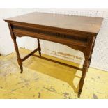 GILLOW & Co SIDE TABLE, 19th century (stamped), 91cm W x 73cm H x 53cm D.