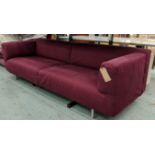 CASSINA MET DIVANO SOFA BY PIEROLISSONI, 85cm D x 75cm H x 250cm W.