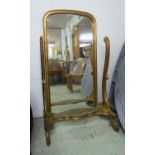 CHEVAL MIRROR, giltwood, 90cm W x 181cm H x 65cm D.