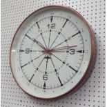 AVIATOR STYLE WALL CLOCK, contemporary, 44cm diam.