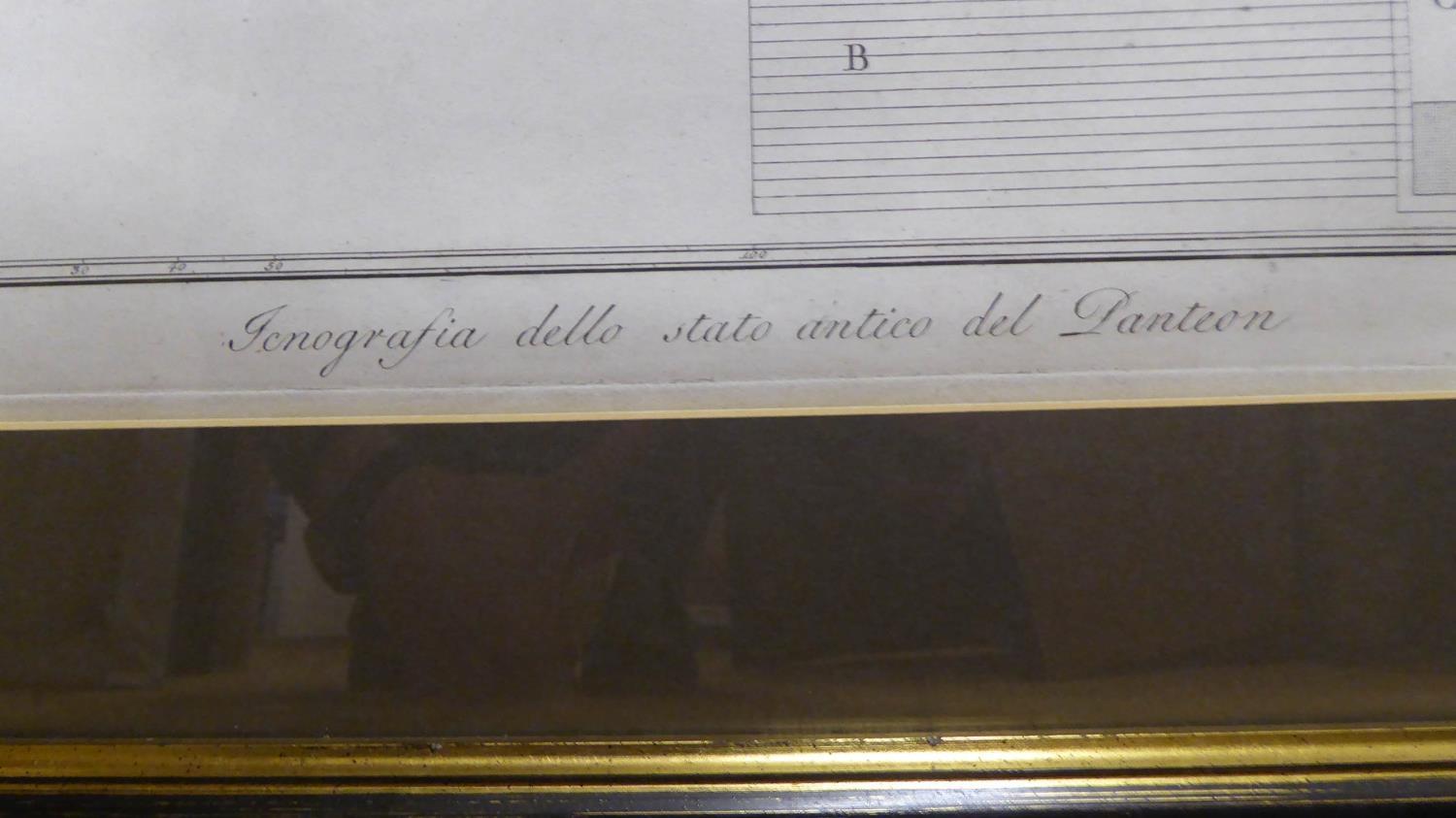 FRANCESCO PIRANESI 'Iconography of the old state of the Pantheon in Rome', original 1790 - Image 2 of 5