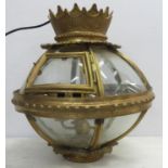 GLOBE CEILING LANTERN, Regency style, 50cm drop.