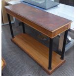 MANNER OF CLIVE CHRISTIAN CONSOLE TABLE, 140cm x 45cm x 90.5cm.